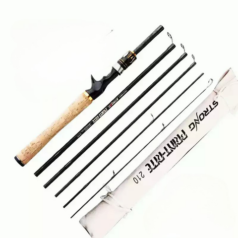 【 Extends to 2.1m】40cm Collapsed High-Carbon Fishing Surf Casting Rod