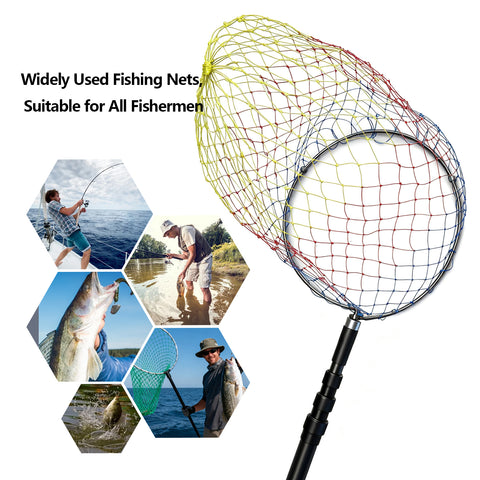 Battery Powered Carbon Fiber Landing Net with Extendable Handle