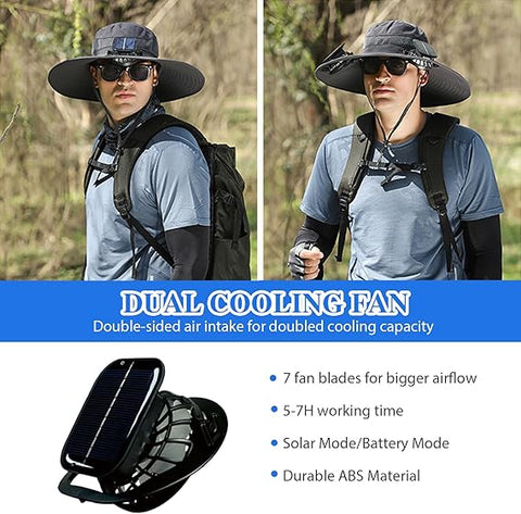 Solar Fan Hat
