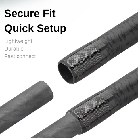 【 Extends to 2.1m】40cm Collapsed High-Carbon Fishing Surf Casting Rod