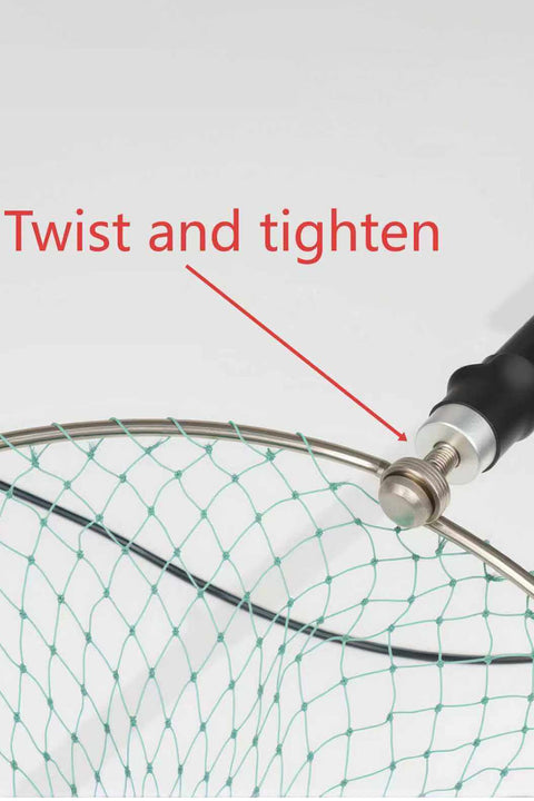 Battery Powered Carbon Fiber Landing Net with Extendable Handle
