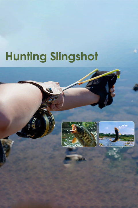 Stainless Steel Fishing Slingshot Set