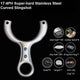 Super-hard Stainless Steel Curved Slingshot