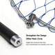 Battery Powered Carbon Fiber Landing Net with Extendable Handle