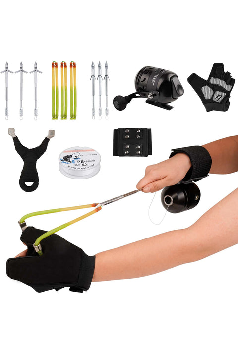Stainless Steel Slingshot Set for Outdoor Fishing and Target Practice