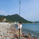 Battery Powered Carbon Fiber Landing Net with Extendable Handle