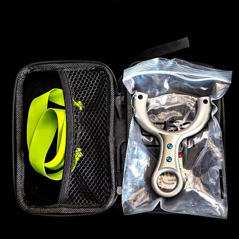 Super-hard Stainless Steel Curved Slingshot
