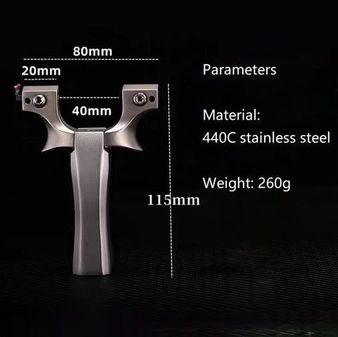 Durable Stainless Steel Slingshot for Outdoor Fun