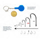 2PCS Fishing Knot Tying Tool
