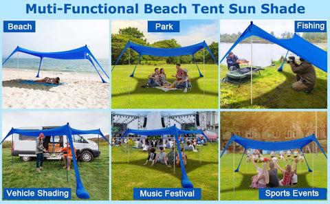 Beach Tent Sun Shelter UPF50+
