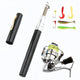 Mini Pen - Style Fishing Rod Set, with Spinning Reel + Lures, Essential for Portable Fishing
