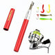 Mini Pen - Style Fishing Rod Set, with Spinning Reel + Lures, Essential for Portable Fishing