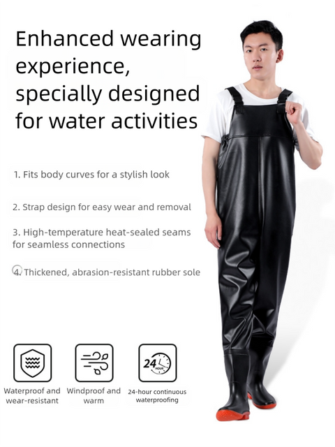 Thickened Boot-Foot Waders | Professional Gear Built for Anglers & Hunters